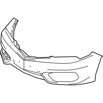 Acura 04711-TV9-A00ZZ Front Bumper Cover