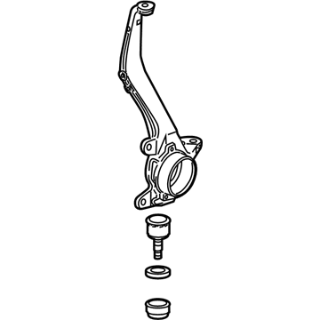 Acura 51215-TK4-A00 Left Front Knuckle