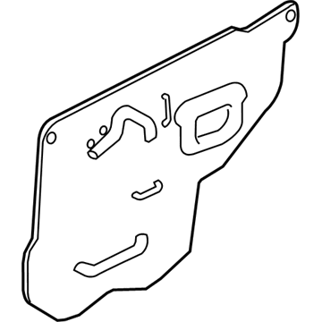 Acura 72821-SEP-A00 Right Rear Door Hole Seal