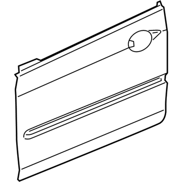 Acura 67111-SJA-A00ZZ Skin, Right Front Door