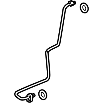 Acura 80322-TK4-A51 A/C Condenser Compressor Lines-Front Ac Line