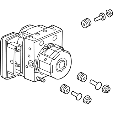 Acura 57111-TX4-A03 Abs Pump Modulator Anti Lock Brake