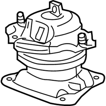 Acura 50810-T2G-A01 Rear Engine Mounting Rubber Assembly