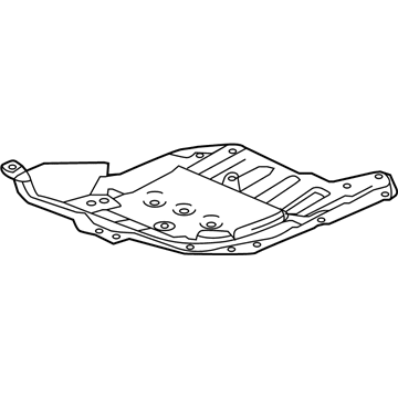 Acura 74560-TZ7-A00 Cover Assembly, Left Front Floor (Lower)