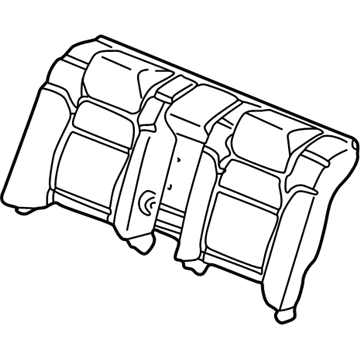 Acura 82122-S3M-A11 Pad & Frame, Rear Seat-Back