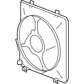 Acura ZDX Fan Shroud - 38615-RP6-A01