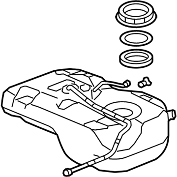 Acura 17044-SZN-A02 Tank Set, Fuel