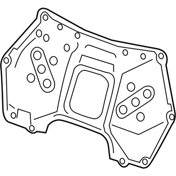 Acura 74521-TY3-A00 Plate, Rear Bulkhead