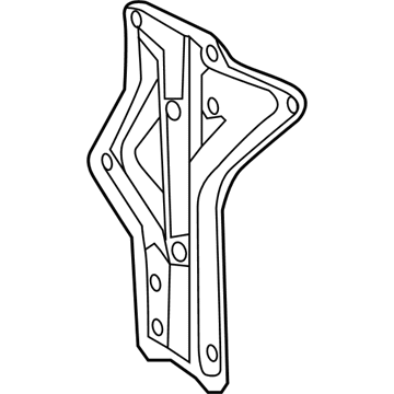 Acura 74571-TY2-A00 Gusset, Left Rear Bulkhead