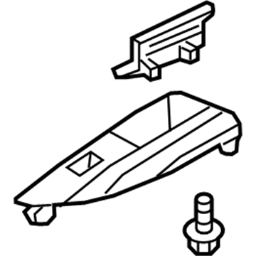 Acura 83703-TZ3-A01ZA Panel Assembly, Right Rear Door Trim (Satin Chrome Plating)