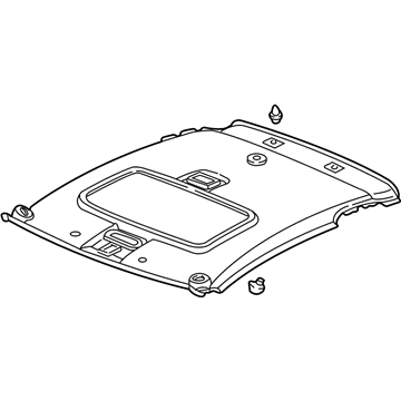 Acura 83200-S6M-A01ZA Lining Assembly, Roof (Clear Gray) (Sunroof)