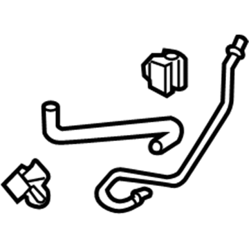 Acura 50910-TP1-A02 Pipe Assembly A, Electronic Control Mount Solenoid