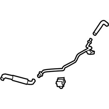 Acura 50920-TP1-A00 Pipe B, Electronic Control Mount Solenoid