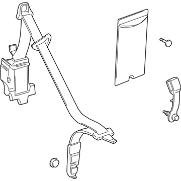 1992 Acura NSX Seat Belt - 04814-SL0-A03ZB