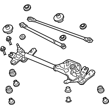 2008 Acura TSX Wiper Pivot Assembly - 76530-SEC-A10