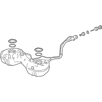 Acura 17044-TJB-A03 Set, Fuel Tank Component