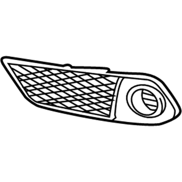 Acura 71105-TX4-A01 Right Front Bumper Mesh (Passenger Side)