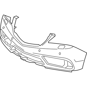 Acura 04711-TZ5-A90ZZ Front Bumper Cover