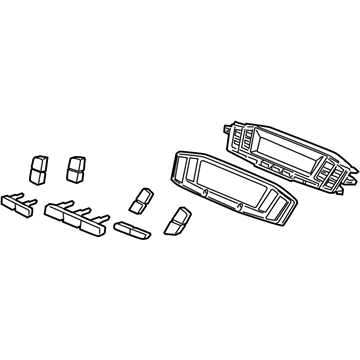 Acura MDX Blower Control Switches - 79600-STX-A43ZA