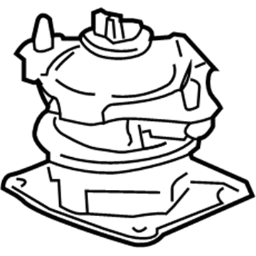 Acura 50830-SEA-E12 Rubber Assembly, Front Engine Mounting (Mt)