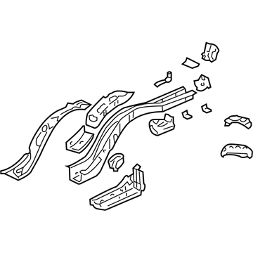 Acura 65610-SEC-A01ZZ Frame, Right Rear