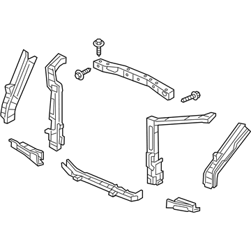 Acura 60400-TZ5-406ZZ Radiator Support Core