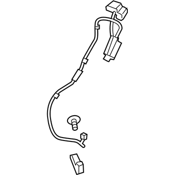 Acura 82220-TX4-A03ZA Lock Assembly, Right Rear Seat-Back (Sandstorm)