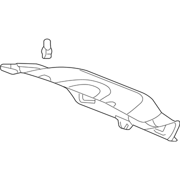 Acura 84630-SJA-A02ZA Garnish, Trunk Lid (Moon Lake Gray)