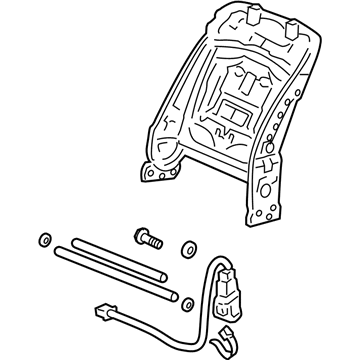 Acura 81126-STX-L01 Frme Complete R, Frseat