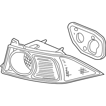 Acura 33501-SEA-A01 Lamp Unit, Passenger Side