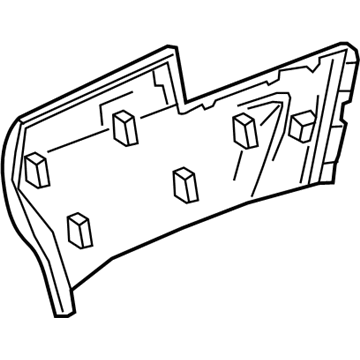 Acura 83471-TZ5-A02ZA Panel, Console (Sandstorm) (Driver Side)