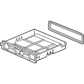 Acura 80291-TZ5-A41 Filter Tray Set