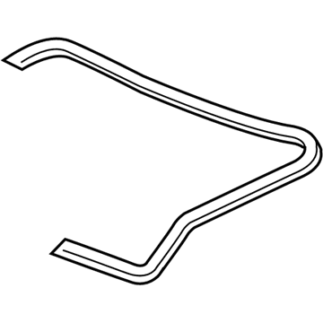 Acura 74865-S0K-A00 Trunk Lid Weatherstrip