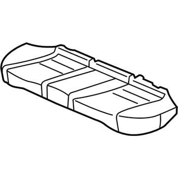 Acura 82132-SEA-J01 Pad & Frame, Rear Seat Cushion