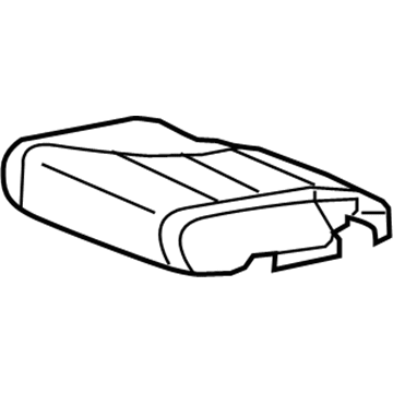 Acura 81131-STK-A11ZA Right Front Seat Cushion Cover (Graphite Black)