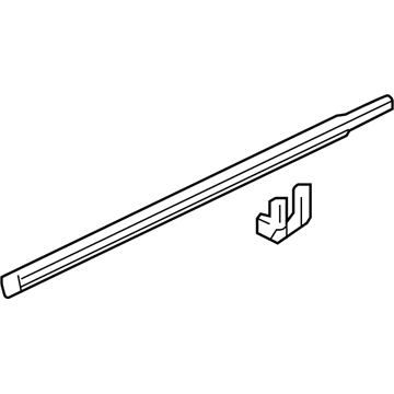 Acura 72450-TYS-A01 Molding, Left Front Door