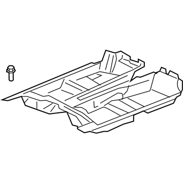 Acura 83301-SJA-A04ZJ Carpet Assembly, Floor (Mat Medium Orchid)