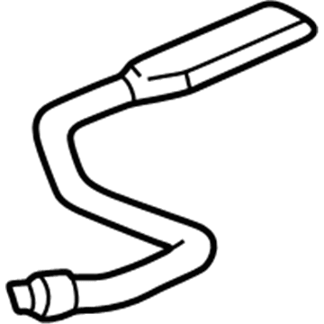 2002 Acura MDX Tail Pipe - 18310-S3V-A00
