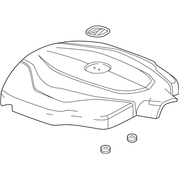 Acura 17121-5J2-A00 Engine Cover Shield