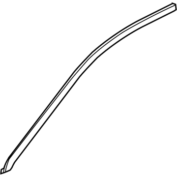 Acura 72425-SEA-003 Right Front Door Sash Molding