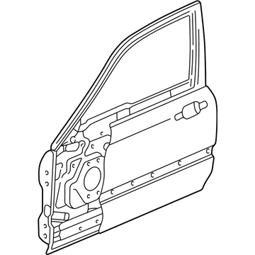 Acura 67050-SZ3-A90ZZ Panel, Left Front Door (Dot)