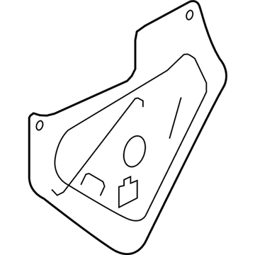 Acura 72821-TX6-A01 Seal, Right Rear Door Hole