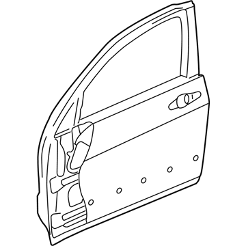 Acura 67010-SEP-A91ZZ Panel, Right Front Door (Dot)