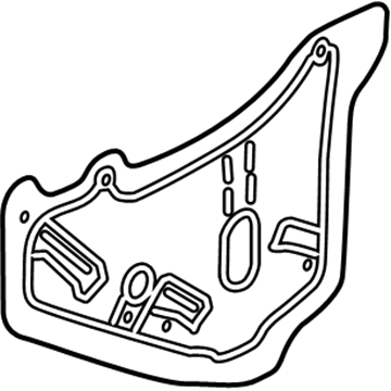Acura 72321-TK4-A11 Right Front Door Hole Seal