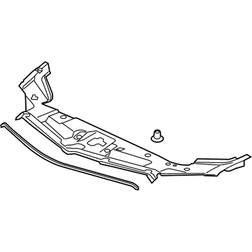 Acura 71129-TX6-A00 Radiator Support-Sight Shield