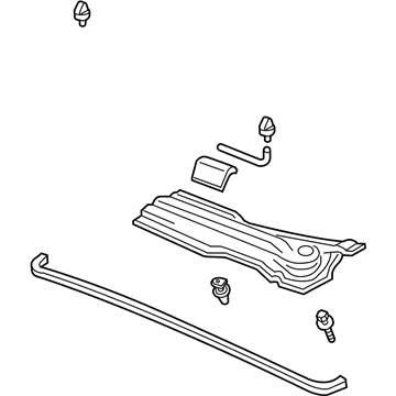 Acura 74210-SEA-G00 Cowl Top Assembly, Front Driver