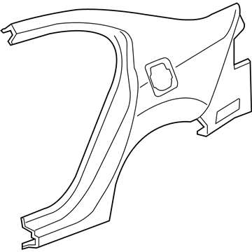 Acura 04646-TL2-A90ZZ Panel Set, Left Rear (Outer) (Dot)