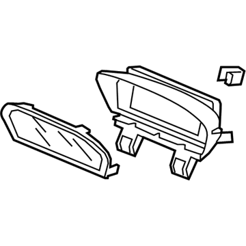 Acura 39710-TK4-A02 Display Assembly, Center (Stanley)