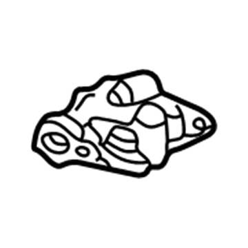 8-97151-818-0 Acura Protector, Passenger Side Hinge (Dark Gray) Illustration 1 of 1