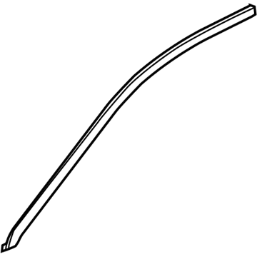 Acura 72465-TK4-A01 Left Front Door Sash Molding